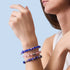 Granité à la fraise | Verre à paillettes | Bracelet en sucre